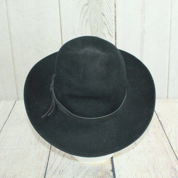 Unknown Men's Black Felt Western Hat Size L - Picture 4 of 8